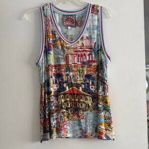 NWT Johnny Was Cannes Scene Swing Tank